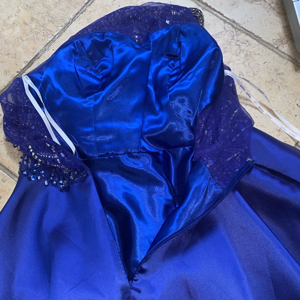 Blue Prom Dress 👗💙 - Picture 8 of 11